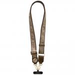 Snur pentru carcase Guess CBDY 4G Tether Patch Strass Metal Logo, Maro 2 - lerato.ro