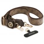 Snur pentru carcase Guess CBDY 4G Tether Patch Strass Metal Logo, Maro 3 - lerato.ro