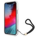 Carcasa Guess 4G Print Strap compatibila cu iPhone 12 / 12 Pro, Maro 6 - lerato.ro