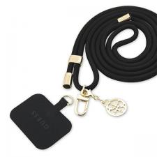 Snur pentru carcase Guess CBDY Cord 4G Metal Charm, Ajustabil, Negru
