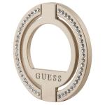 Suport universal pentru telefon Guess Rhinestone, Compatibil MagSafe, Auriu 2 - lerato.ro
