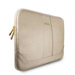 Husa Guess Saffiano compatibila cu laptop 13 inch, 2 compartimente, Bej 3 - lerato.ro