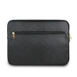 Husa Guess Saffiano compatibila cu laptop 13 inch, 2 compartimente, Negru 4 - lerato.ro