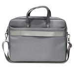 Geanta Guess Saffiano Triangle Logo compatibila cu laptop 16 inch, Silver 4 - lerato.ro