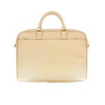 Geanta Guess Saffiano compatibila cu laptop 16 inch, Bej 2 - lerato.ro