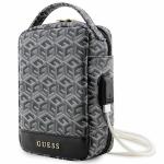 Geanta universala Guess GCube Stripe, 23.5 x 15.5 x 6.5 cm, Negru 3 - lerato.ro