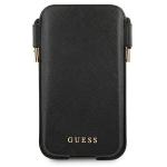 Geanta universala Guess Saffiano, compatibila cu dispozitive de maxim 6.7 inch, Negru 2 - lerato.ro