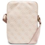 Geanta universala Guess 4G Stripes, compatibila cu dispozitive de maxim 8 inch, Roz 4 - lerato.ro