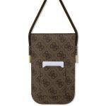 Geanta universala Guess 4G Metal Script Logo, 19 x 12.5 x 2 cm, 2 compartimente, Maro 3 - lerato.ro