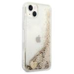 Carcasa Guess Glitter Charms compatibila cu iPhone 13 /14 / 15, Gold 5 - lerato.ro