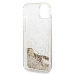 Carcasa Guess Glitter Charms compatibila cu iPhone 13 /14 / 15, Gold 8 - lerato.ro