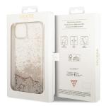 Carcasa Guess Glitter Charms compatibila cu iPhone 13 /14 / 15, Gold 9 - lerato.ro