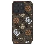 Carcasa Guess Peony On 4G Background cu MagSafe compatibila cu iPhone 16 Pro Max, Maro 2 - lerato.ro