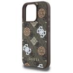 Carcasa Guess Peony On 4G Background cu MagSafe compatibila cu iPhone 16 Pro Max, Maro 7 - lerato.ro