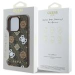 Carcasa Guess Peony On 4G Background cu MagSafe compatibila cu iPhone 16 Pro Max, Maro 9 - lerato.ro
