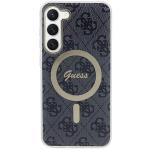 Carcasa Guess 4G cu MagSafe compatibil cu Samsung Galaxy S23 Plus, Negru 2 - lerato.ro