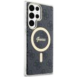 Carcasa Guess 4G cu MagSafe compatibil cu Samsung Galaxy S23 Ultra, Negru 5 - lerato.ro
