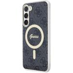 Carcasa Guess 4G cu MagSafe compatibil cu Samsung Galaxy S23, Negru 3 - lerato.ro
