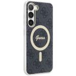 Carcasa Guess 4G cu MagSafe compatibil cu Samsung Galaxy S23, Negru 5 - lerato.ro