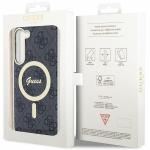 Carcasa Guess 4G cu MagSafe compatibil cu Samsung Galaxy S23, Negru 9 - lerato.ro