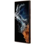 Carcasa Guess 4G Collection Leather Metal Logo cu MagSafe compatibil cu Samsung Galaxy S24 Ultra, Maro 6 - lerato.ro