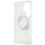 Carcasa Guess IML Flowers Wreath cu MagSafe compatibil cu Samsung Galaxy S24 Ultra, Transparent 8 - lerato.ro
