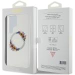 Carcasa Guess IML Flowers Wreath cu MagSafe compatibil cu Samsung Galaxy S24 Ultra, Transparent 9 - lerato.ro
