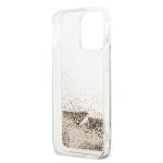 Carcasa Guess Glitter Charms compatibila cu iPhone 14 Pro, Gold 8 - lerato.ro