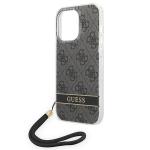 Carcasa Guess 4G Print Strap compatibila cu iPhone 14 Pro, Negru 6 - lerato.ro