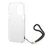 Carcasa Guess 4G Print Strap compatibila cu iPhone 14 Pro, Negru 7 - lerato.ro