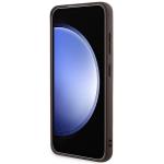 Carcasa Guess 4G Collection Leather Metal Logo cu MagSafe compatibil cu Samsung Galaxy S24, Maro 6 - lerato.ro