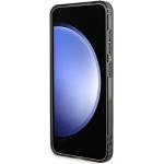 Carcasa Guess IML Flowers Wreath cu MagSafe compatibil cu Samsung Galaxy S24, Negru 6 - lerato.ro