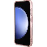 Carcasa Guess IML Flowers Wreath cu MagSafe compatibil cu Samsung Galaxy S24, Roz 6 - lerato.ro