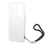 Carcasa Guess 4G Print Strap compatibila cu iPhone 14 Pro, Maro 7 - lerato.ro