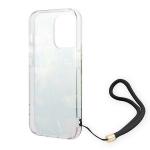 Carcasa Guess Flower Strap compatibila cu iPhone 14 Pro, Graphics 7 - lerato.ro