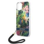 Carcasa Guess Flower Strap compatibila cu iPhone 14 Plus / 15 Plus, Graphics 6 - lerato.ro