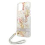 Carcasa Guess Flower Strap compatibila cu iPhone 14 Plus / 15 Plus, Violet 6 - lerato.ro