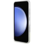 Carcasa Guess IML Flowers Wreath cu MagSafe compatibil cu Samsung Galaxy S24, Transparent 6 - lerato.ro