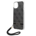 Carcasa Guess 4G Print Strap compatibila cu iPhone 13 / 14 / 15, Negru 5 - lerato.ro
