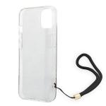 Carcasa Guess 4G Print Strap compatibila cu iPhone 13 / 14 / 15, Maro 8 - lerato.ro