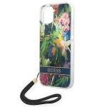 Carcasa Guess Flower Strap compatibila cu iPhone 13 / 14 / 15, Graphics 6 - lerato.ro