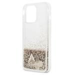 Carcasa Guess Glitter Charms compatibila cu iPhone 14 Pro Max, Gold 7 - lerato.ro