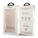 Carcasa Guess 4G Print Strap compatibila cu iPhone 12/12 Pro, Roz 9 - lerato.ro