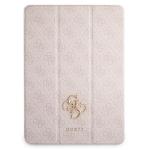 Husa Guess 4G Metal Gold Logo compatibila cu iPad Pro 11 inch 2021, Roz 2 - lerato.ro