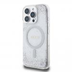 Carcasa Guess Resin Gradient Glitte cu MagSafe compatibila cu iPhone 16 Pro Max, Silver 3 - lerato.ro