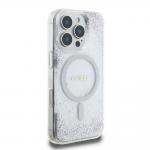 Carcasa Guess Resin Gradient Glitte cu MagSafe compatibila cu iPhone 16 Pro Max, Silver 5 - lerato.ro