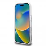 Carcasa Guess Resin Gradient Glitte cu MagSafe compatibila cu iPhone 16 Pro Max, Silver 6 - lerato.ro