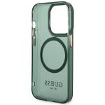 Carcasa Guess Gold Outline Translucent cu MagSafe compatibila cu iPhone 14 Pro Max, Verde 8 - lerato.ro
