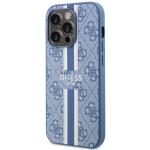 Carcasa Guess 4G Printed Stripes cu MagSafe compatibila cu iPhone 14 Pro Max, Albastru 3 - lerato.ro