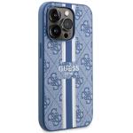 Carcasa Guess 4G Printed Stripes cu MagSafe compatibila cu iPhone 14 Pro Max, Albastru 5 - lerato.ro